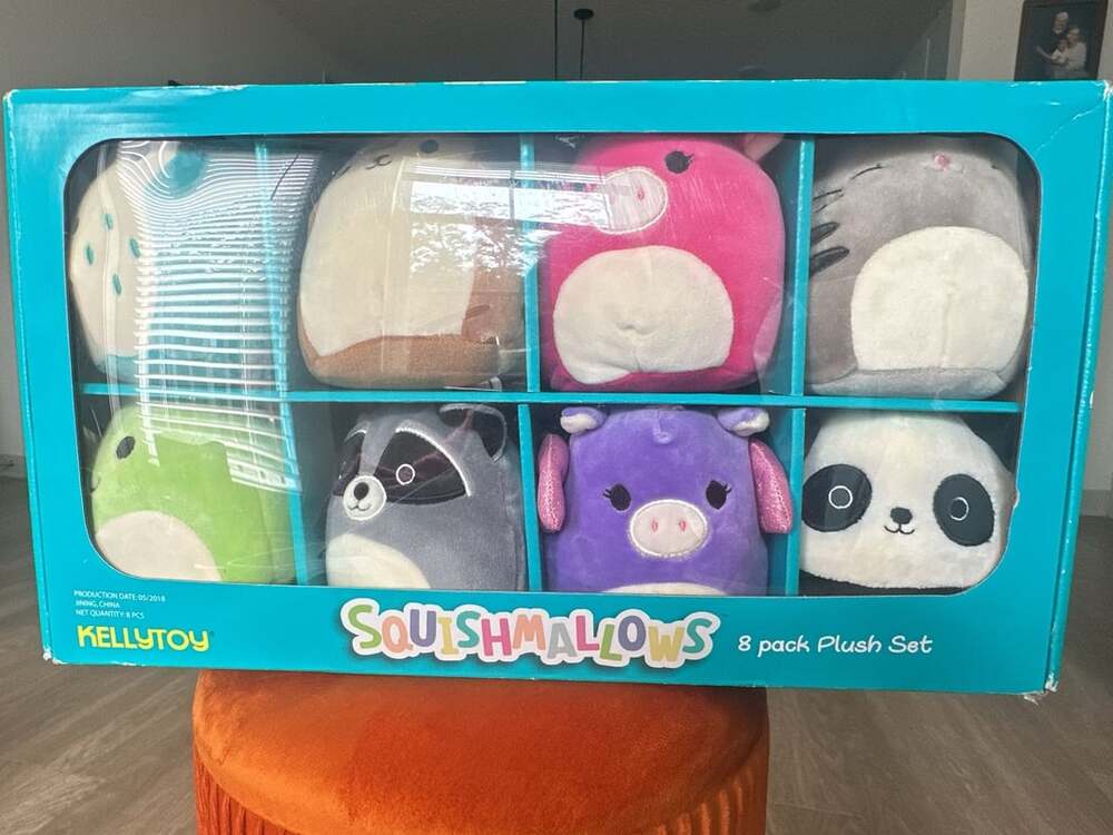 Squishmallows Kellytoy 8 Pack Plush Set New